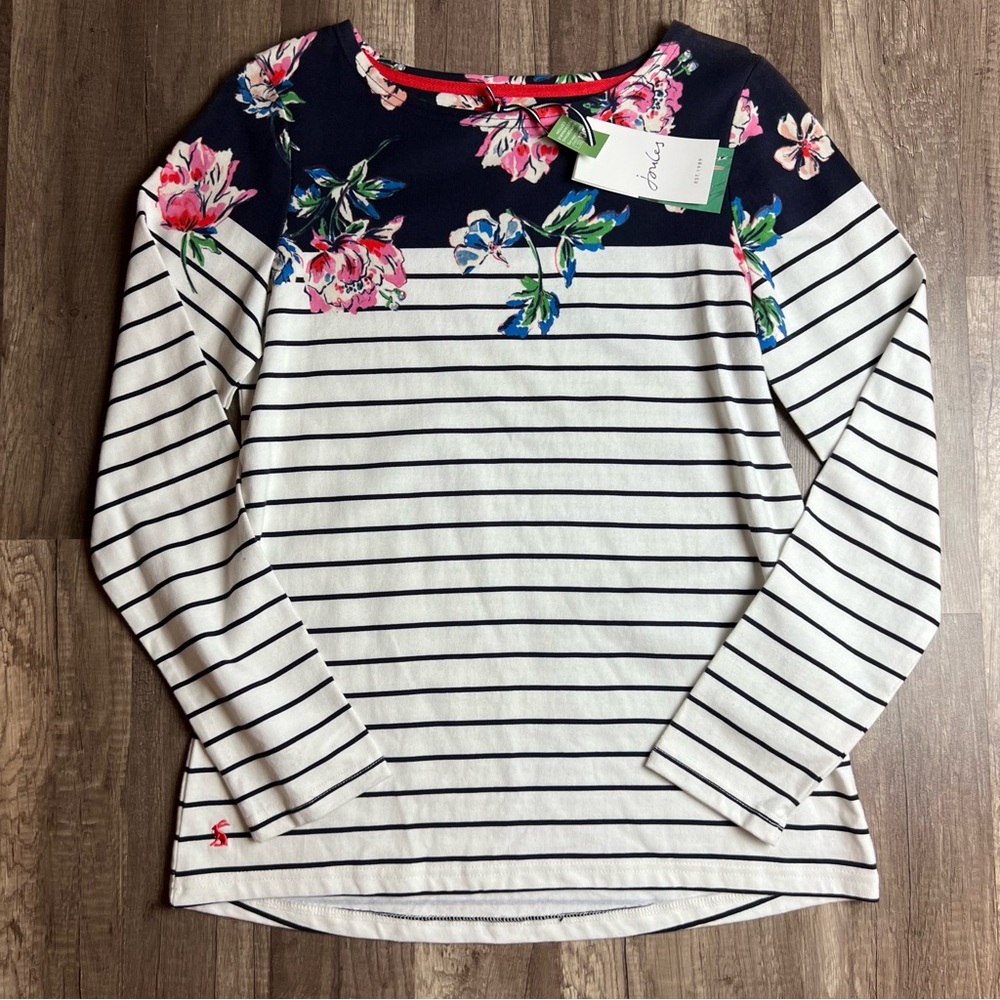 Joules Womens Size 6 Harbour Print Top